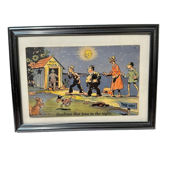 Vintage 1940’s Framed Postcards (4) - Picture 4 of 10